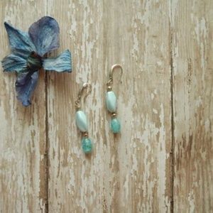 Vintage Powder Baby Blue Modern Hygge Earrings